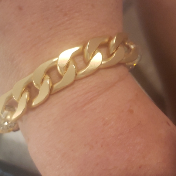 New boutique gold tone chunky beaded bracelet - Picture 6 of 7